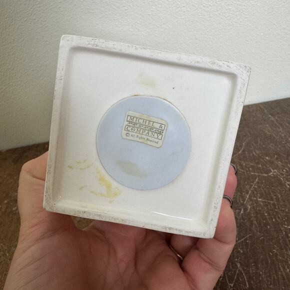 Michel & Company VINTAGE whimsical ceramic Best Friends Forever Piggy Bank - Picture 4 of 8